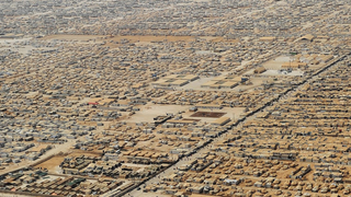 144,000 Syrian refugees are packed in this endless city made of tents